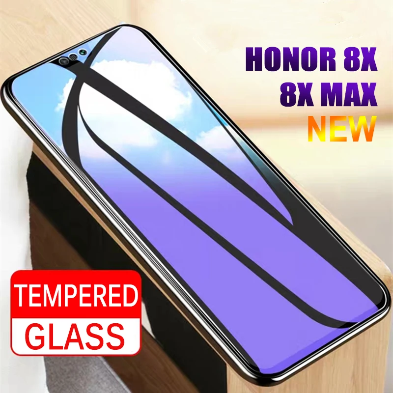 Закаленное стекло для Huawei Honor 8X / Max 2 шт. защита экрана 9H 2.5D Anti Blu Ray стеклянная