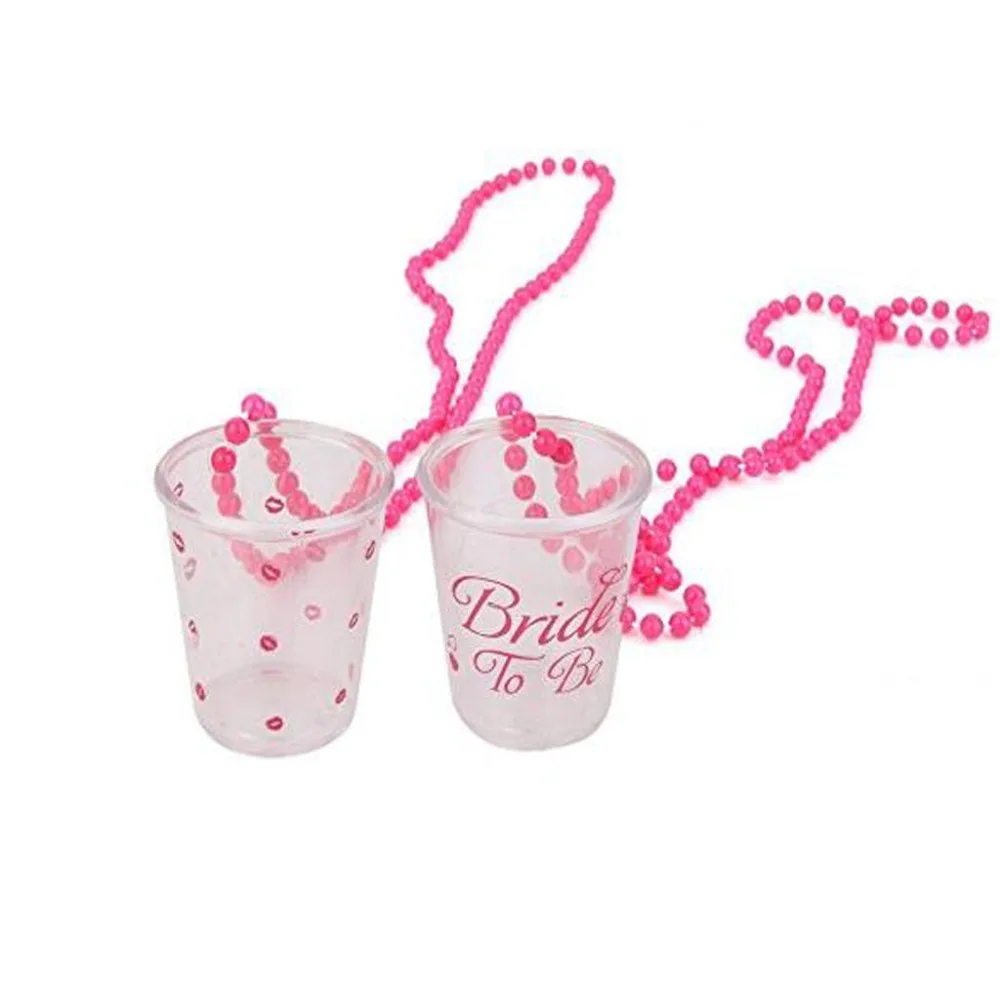 

10pcs Drinking Gam Hen Night Party Games Shot Glass On Necklace Bachelorette Party Fun