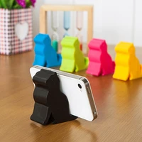hot sell new cute mini cat shape mini size cute phone tablet mounts stand holder tool for iphone ipad mobile phone accessories