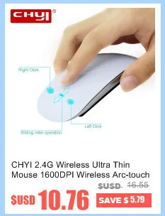 CHYI Magic, беспроводная компьютерная мышь для Apple Macbook, эргономичная, Arc Touch, 3D, тонкая, оптическая, Usb, Mause, ультра тонкая, для ПК, ноутбука, мыши 2