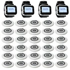 Пейджер-приемник JINGLE BELLS, 30кнопки вызова4 Часы, беспроводная система вызова