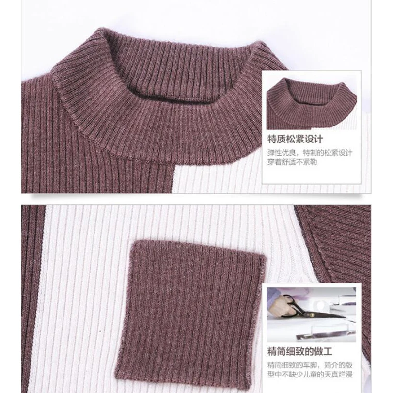 

Children clothes Cashmere sweater girls Warm Pullovers fleece shirt children winter jacket 2-13T boys woolen spring knitting top
