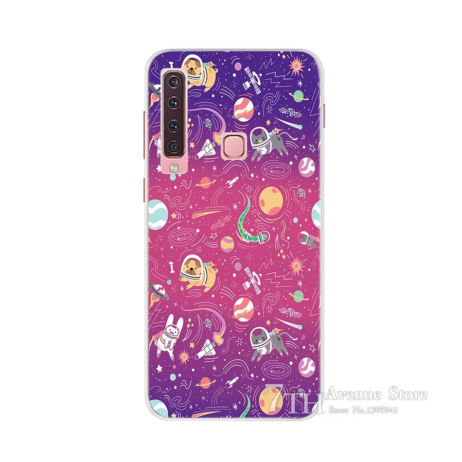 Мягкий чехол из ТПУ для Samsung Galaxy A9 2018 A920F крутой модный дизайнерский силиконовый