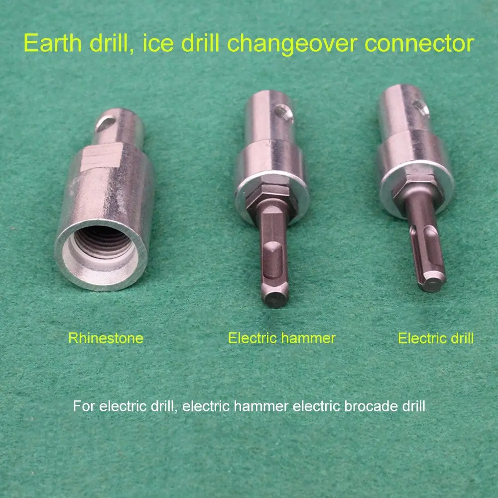 

Drill Adapter Drill Bit Earth Auger head Bit SDS Square Auger Drill Arbor Earth Drill Bit Adapter SDS Arbor for Electric Hammer