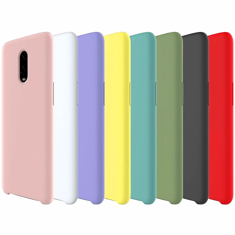 Luxury Original Official Style Silicone Case For Oneplus 7 Pro for 5T 6 6T Cover |