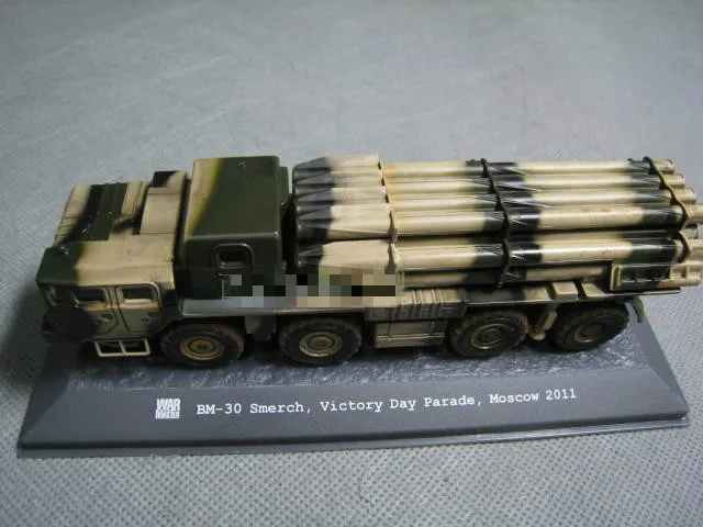 Warmaster 1/72 масштаб военная модель игрушки Русский BM-30 Smerch несколько ракетная установка литья под давлением металлическая модель грузовика игрушка для подарка