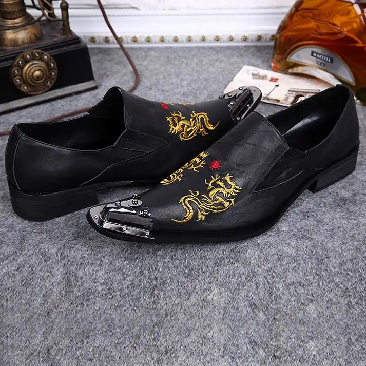 Новый топ итальянский Стиль натуральной кожи коровьей qshoes обуви мужские деловые
