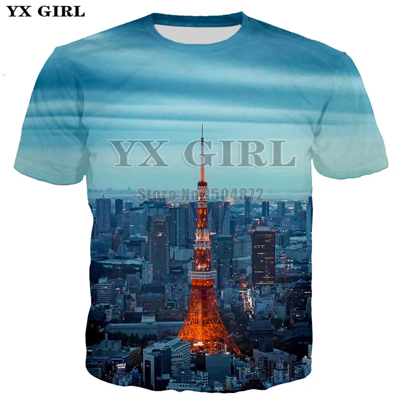 Футболка YX с коротким рукавом и круглым вырезом для женщин мужчин Повседневная