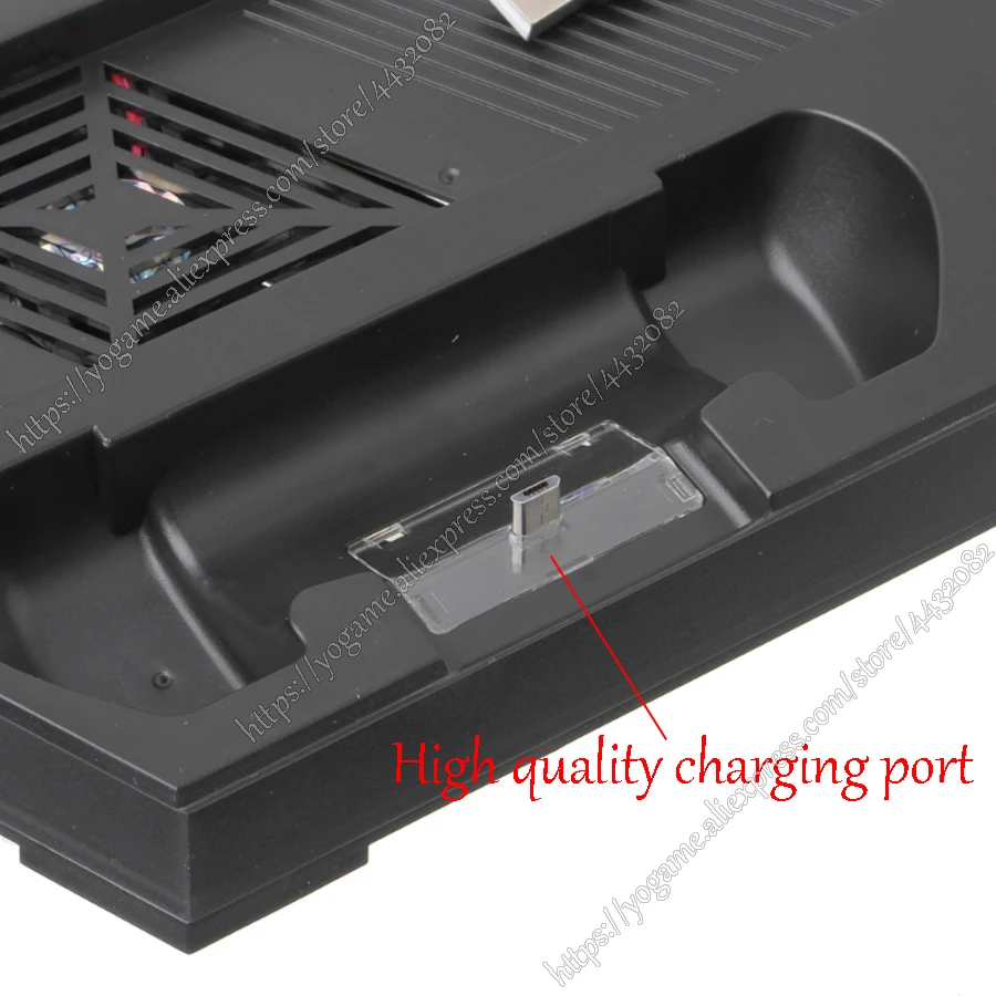 Вертикальная подставка с радиатором для PS4 Play Station 4 Pro зарядная док-станция Sony