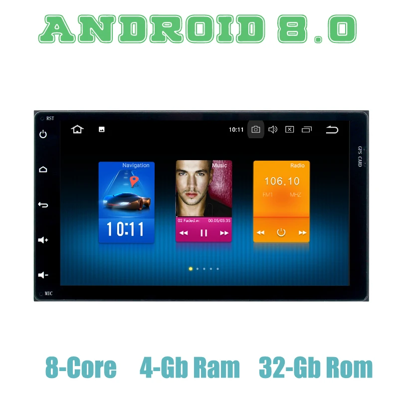 Восьмиядерный px5 Android 9 0 Автомобильный GPS радио плеер для Toyota corolla Auris Fortuner 2017 с 4G RAM