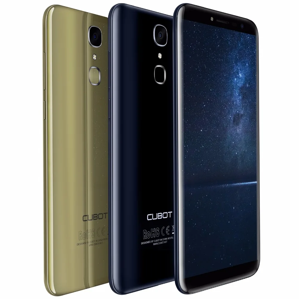 Cubot X18 отпечатков пальцев 5 7 дюймов HD + 18:9 сотовый телефон MT6737T 4 ядра 3 ГБ