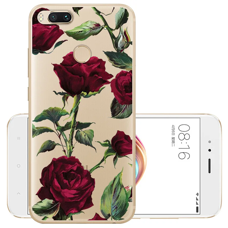 CROWNPRO для Xiaomi mi a1 Чехол Мягкий ТПУ силиконовый чехол для Xiaomi mi 5X mi 5X задняя крышка для mi a1 прозрачный защитный чехол для телефона - Цвет: CMG
