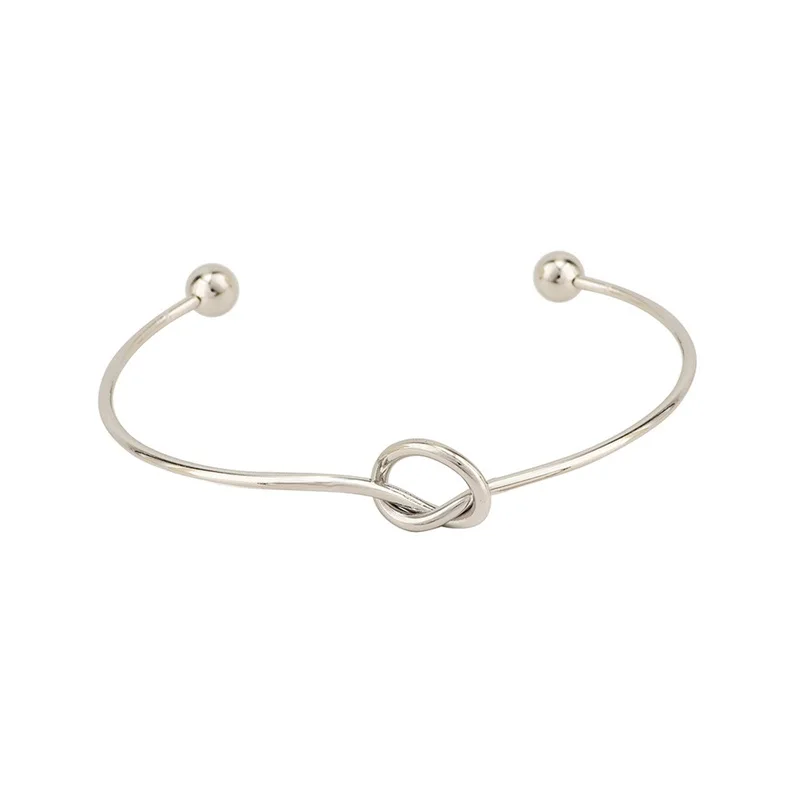 4 шт./компл. женские браслеты в стиле панк Открытый браслет с бантиком кристальная