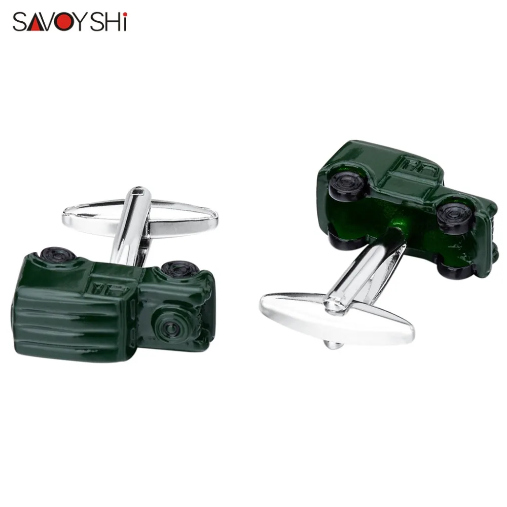 SAVOYSHI 3D модель автомобиля запонки для мужской рубашки высококачественные