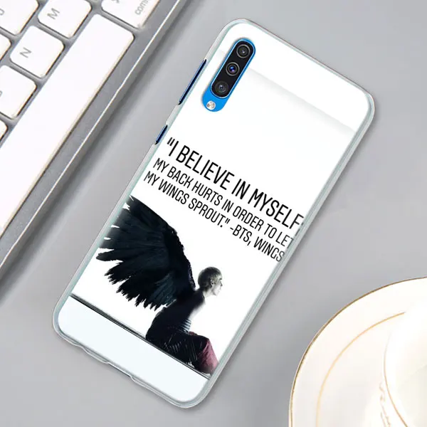 11 Крыло ангела для девочек чехол КРЫШКА ДЛЯ samsung Galaxy A30 A40 A50 A70 A6 A8 плюс A7 A9 M30 чехол для телефона Coque - Цвет: 11