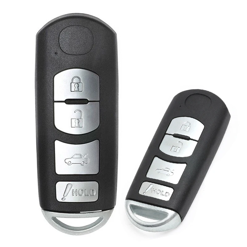 KEYECU FSK 315 МГц ID49 чип FCC: WAZSKE13D01 Замена 4 кнопки дистанционный смарт ключ-брелок для Mazda 3 6 Miata