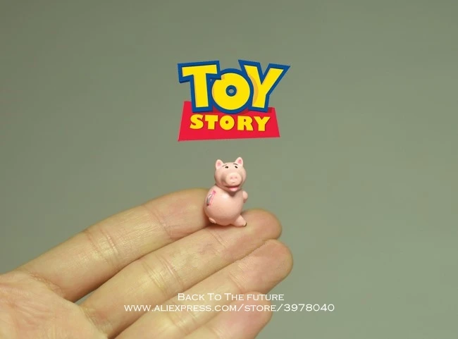 Disney Toy Story 3 свинья копилка версия 2 см ПВХ фигурки Мини куклы детские игрушки