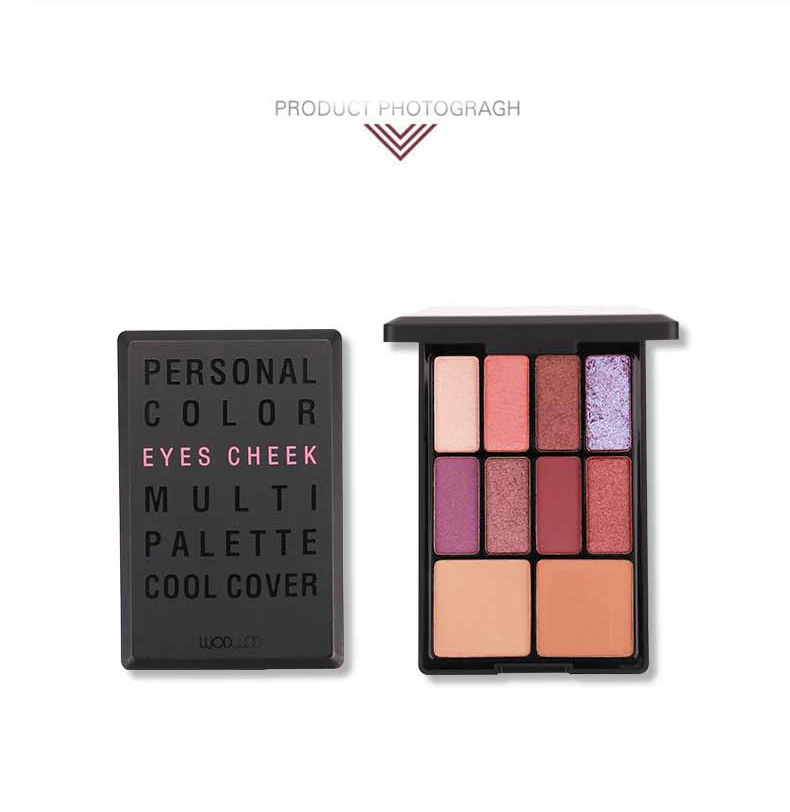 Красивые цвета 8 + 2 хайпигментные тени для век countour makeup palette Duochrome eyeshadow| |