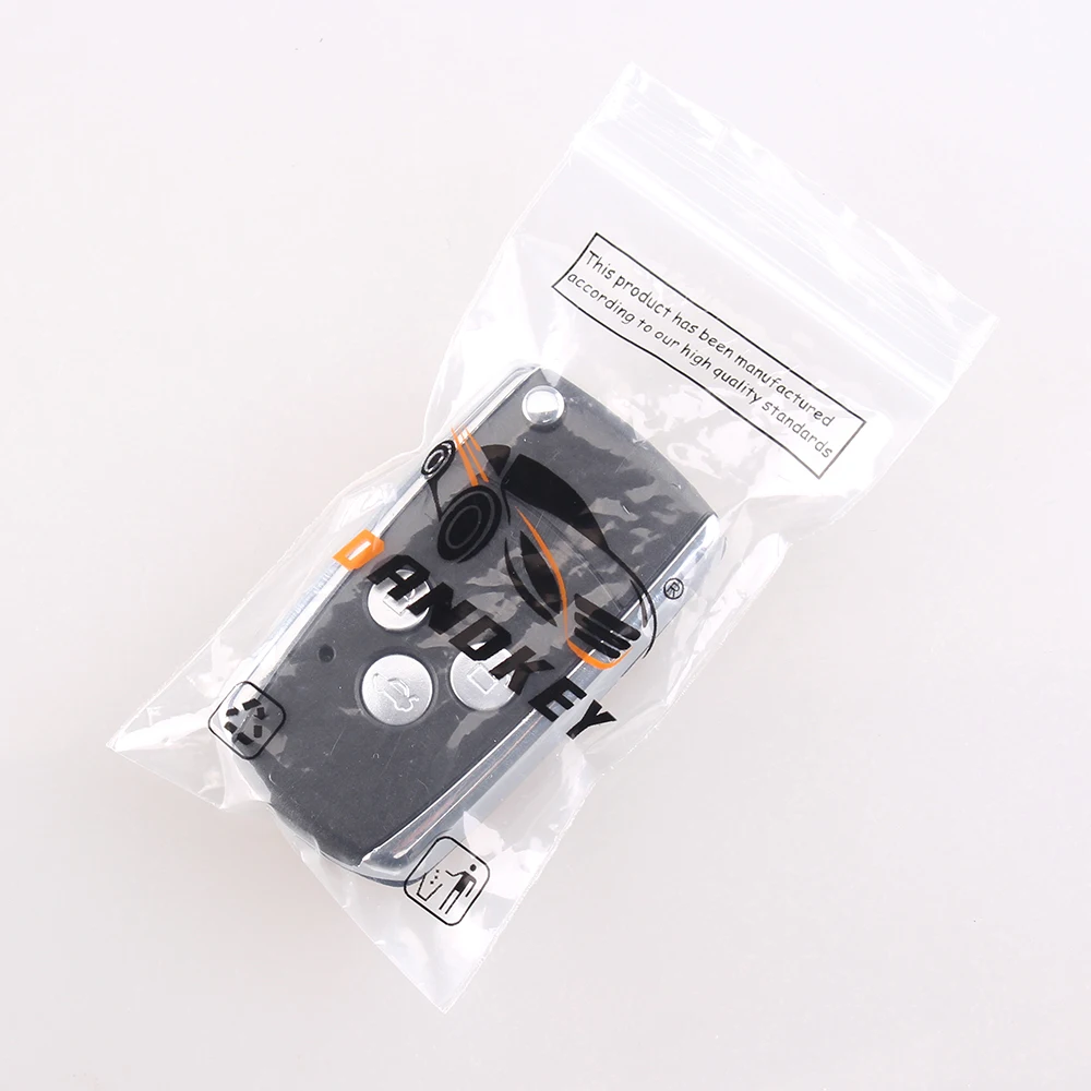 Чехол для ключа Dandkey TOY43 Toyota Camry Пустой Сменный 3 кнопки модифицированный