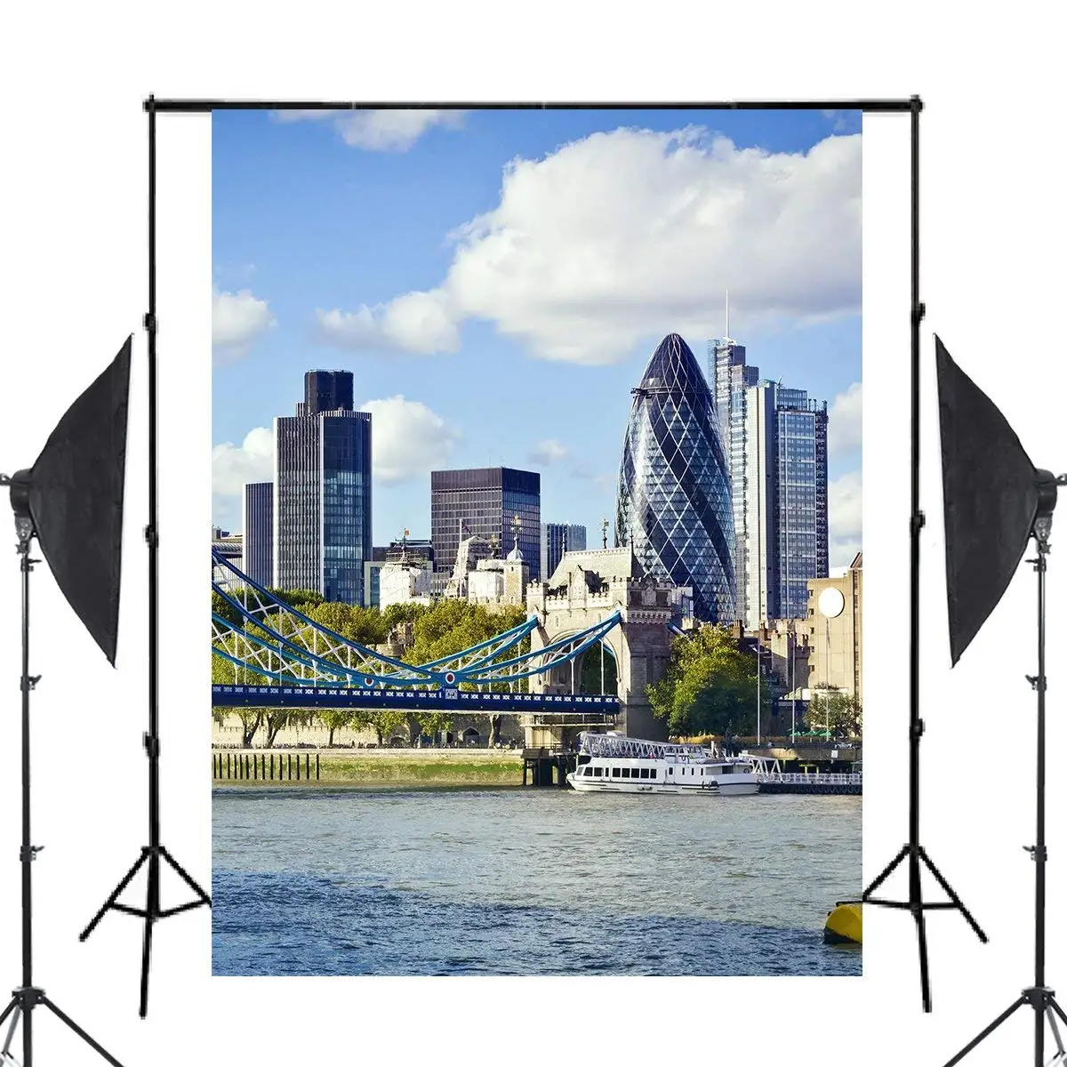 5x7ft лондонская башня мост фон для фотосъемки голубое небо Европейская тема