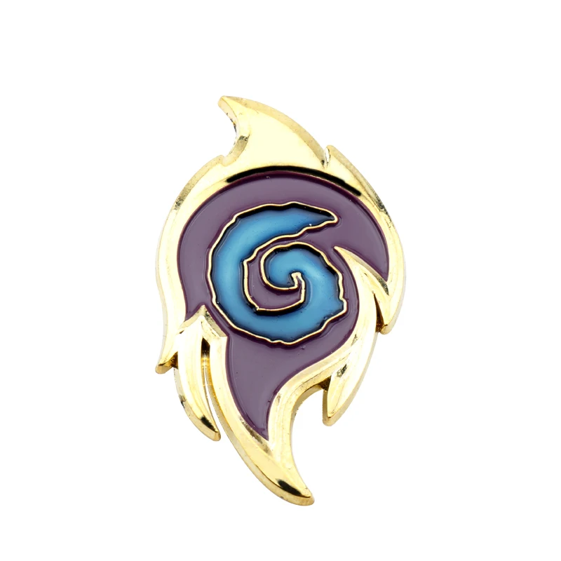 Hearthstone значок звезды броши для мужчин и женщин шпильки аксессуары горячие карты игры эмаль золотого тона герои брошь Warcraft Pin