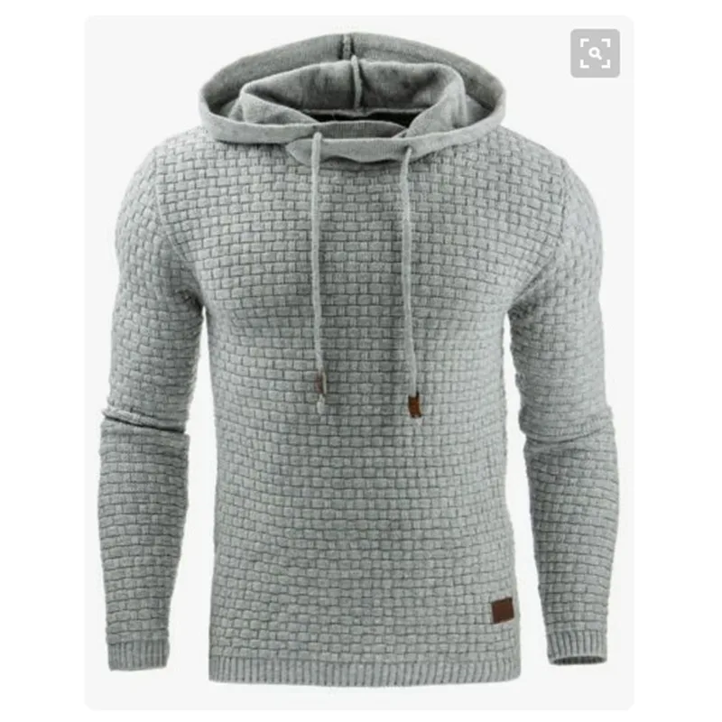 Covrlge Hoodies Men Male Long Sleeve Solid Color Hooded Sweatshirt Mens Hoodie Tracksuit Sweat Coat Casual Sportswear MWW147