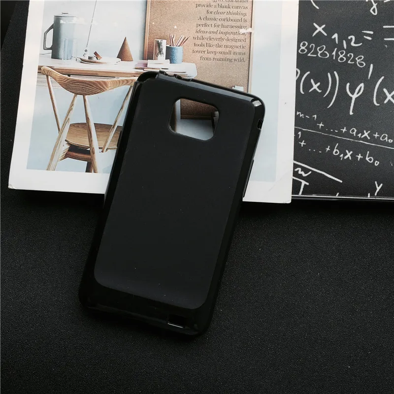 G01 Black Чехол для samsung Galaxy S2 II i9100, чехол, Fundas Para, мягкий силиконовый чехол для телефона s, для Galaxy S2 Plus i9105, защита, простая задняя панель - Цвет: G01 Black
