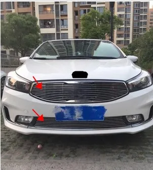 Алюминиевые грили для передних и гонок крышка гриля подходит KIA K3 Cerato Forte 2016|racing