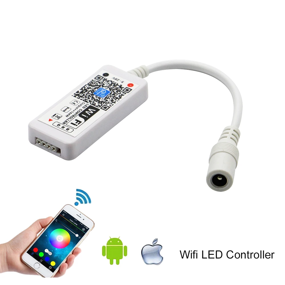 [DBF]WIFI беспроводной светодиодный смарт Контроллер работает с системой Android/IOS