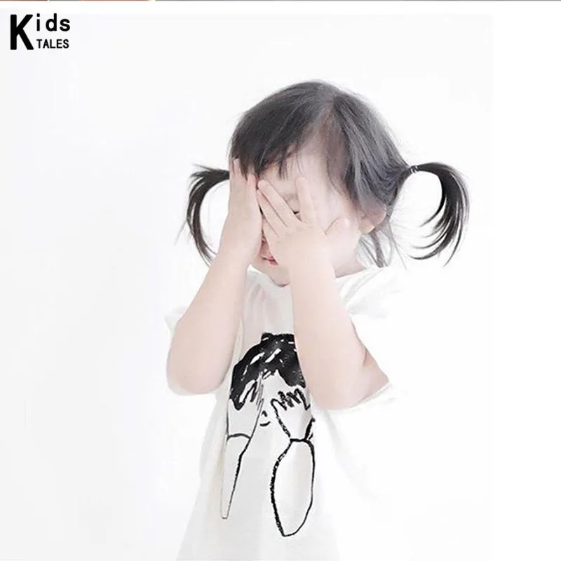 RP-182 1 шт. Розница! Детская футболка Футболка для новорожденных девочек и