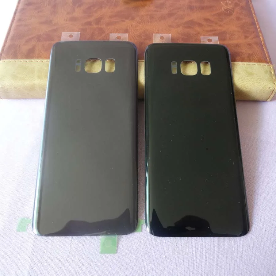 Для samsung Galaxy s8 G950/S8+ S8 Plus G955 G955F s8plus задняя панель стеклянная задняя крышка батарейного отсека Корпус чехол+ клей с логотипом