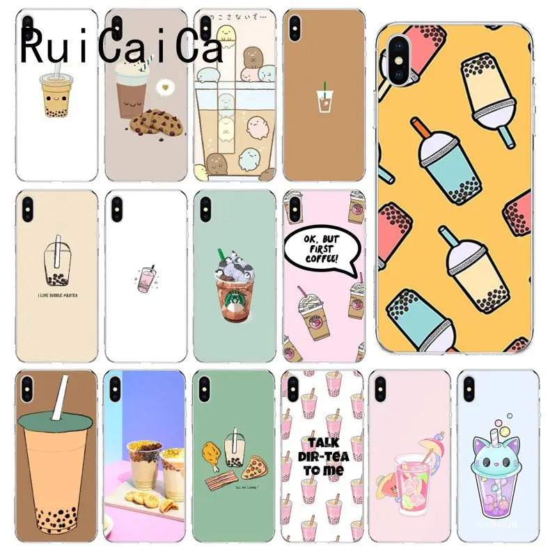 Чехол для телефона RuiCaiCa мягкий силиконовый чехол iPhone 8 7 6 6S Plus X XS MAX 5 5S SE XR
