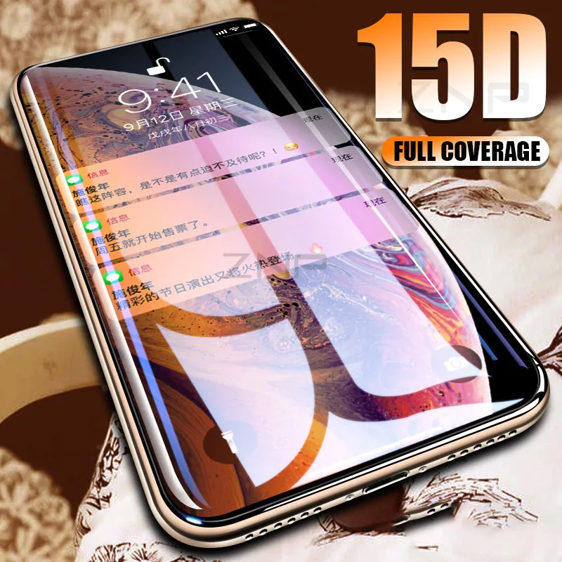 Закаленное стекло для iPhone 6 6S Plus 7 8 X XR XS Max в ассортименте|Защитные стёкла и плёнки