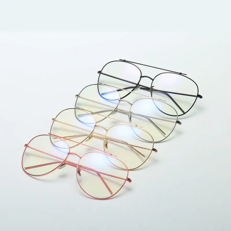 

Oversized Women Eyeglasses Frames Anti Blue Ray Lens Men Vintage Computer Myopia Optical Frame Nerd Eyewear