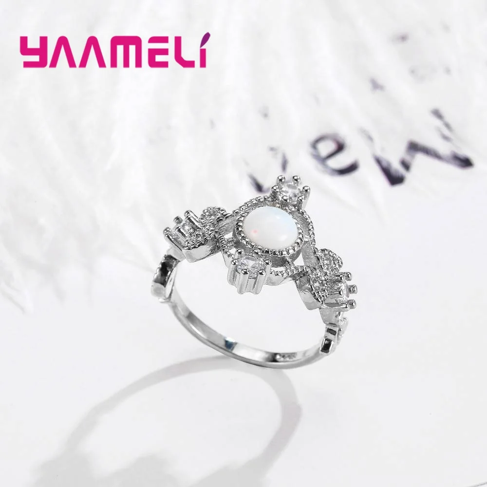Top Quality 925 Sterling Silver Accessories Beautiful Finger Ring Senior Jewelry For Female Anniversary/Birthday Gift | Украшения и