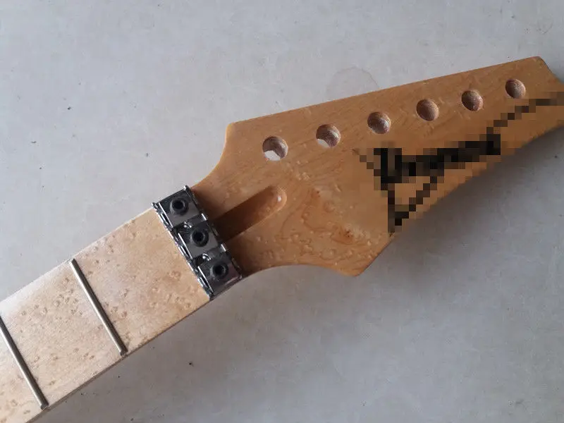 1 шт. DIY 24 лада Глянцевая натуральная древесина Птицы глаз клен гитара Шея|Детали и