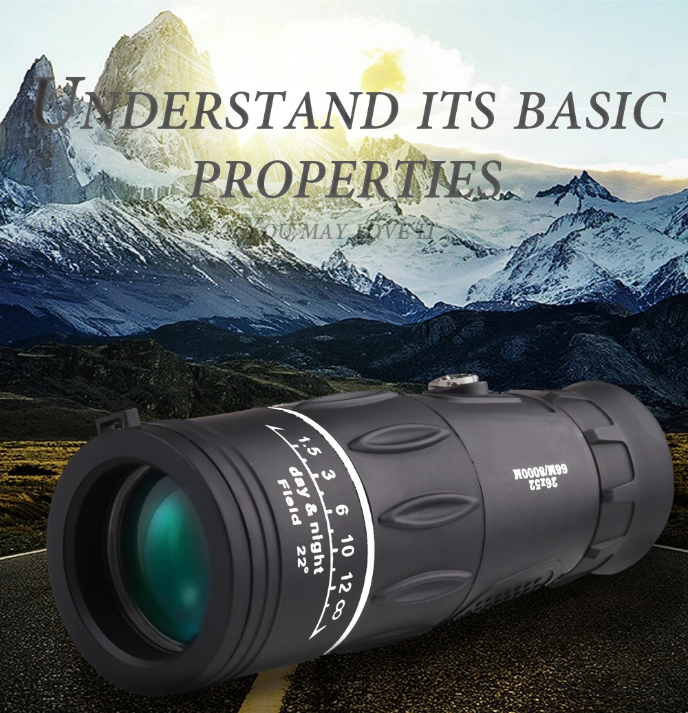 Ledarnell 26X52 High Power Binocular Monocular Telescope FMC Multilayer Coating HD Wide Angle Low Light Vision | Инструменты