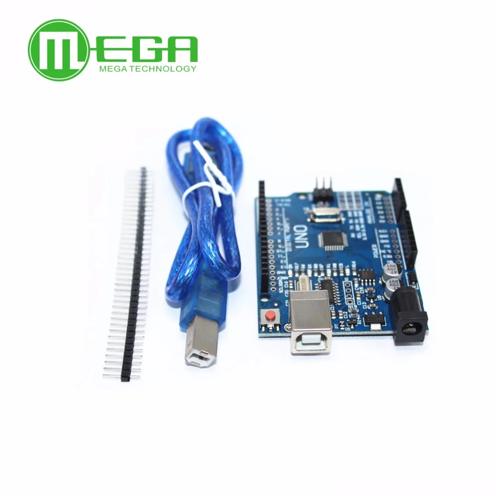 5 компл./лот UNO R3 MEGA328P CH340G с помощью usb-кабеля(совместимый