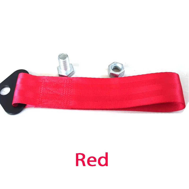1pcs red Atreus Автомобиль Стайлинг ремень для прицепа буксировочный бретель с крючками нейлоновые канаты для Mitsubishi ASX Suzuki Subaru Acura Jeep Renegade Fiat 500 hyundai - Название цвета: 1pcs red