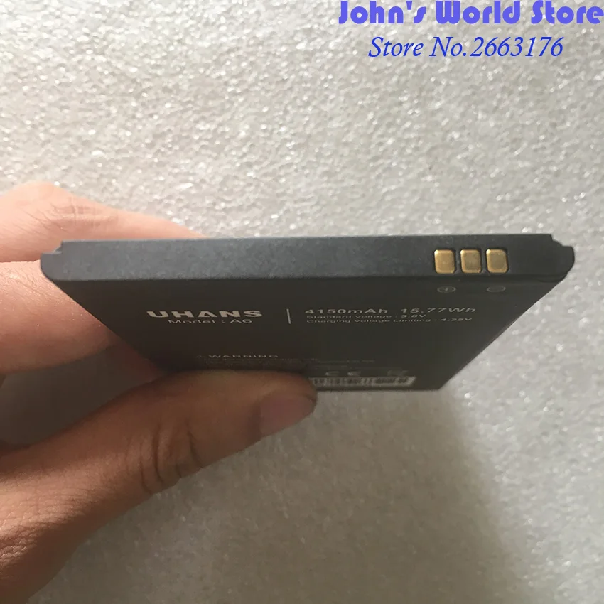 Для UHANS A6 полный 4150 мАч мобильный телефон 100% оригинальный новый аккумулятор