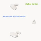 Датчик двери и окна Aqara Zigbee, беспроводное подключение, умный мини-датчик двери, работает на Android, IOS, управление через приложение, бесплатная доставка