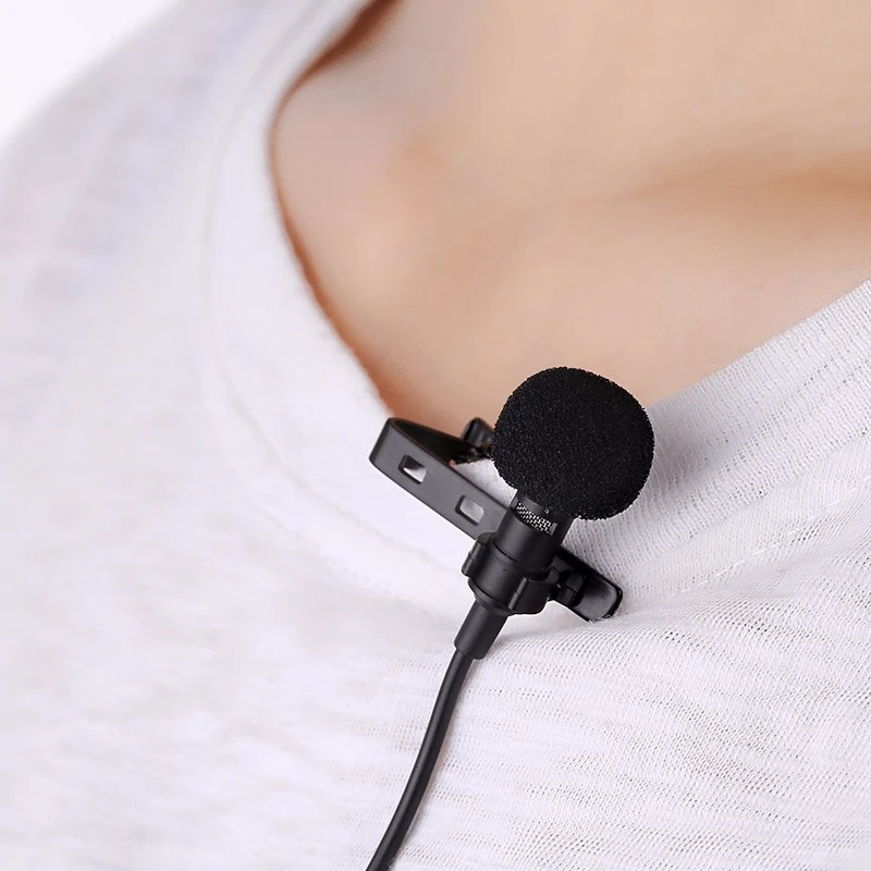 SENDEM B70 Mini Portable karaoke microphone for phone computer Clip-on Lapel Lavalier Microphone Condenser with Mic 3.5mm plug |