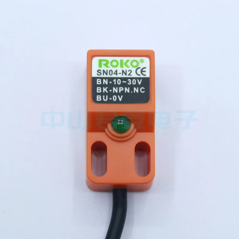 

Free shipping high quality Original new ROKO SN04-N2 SN04-N P square type proximity switch sensor NPN three-wire normally open