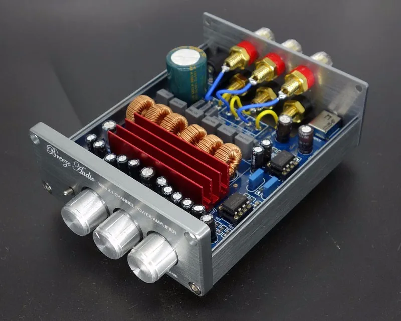 Новый 1 2-канальный усилитель DP1 TPA3116D2 2*50 Вт + 2 сабвуфер мощный чистый Hi-Fi цифровой |