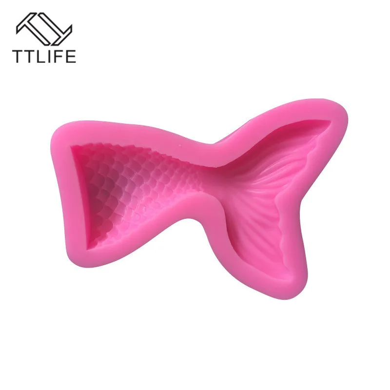 TTLIFE Русалка помадные формы для украшения торта DIY Форма шоколадной выпечки
