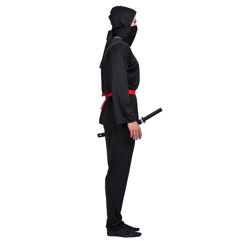 Потрясающий костюм для взрослых Rogue Ninja вечерние костюмы на Хэллоуин карнавал