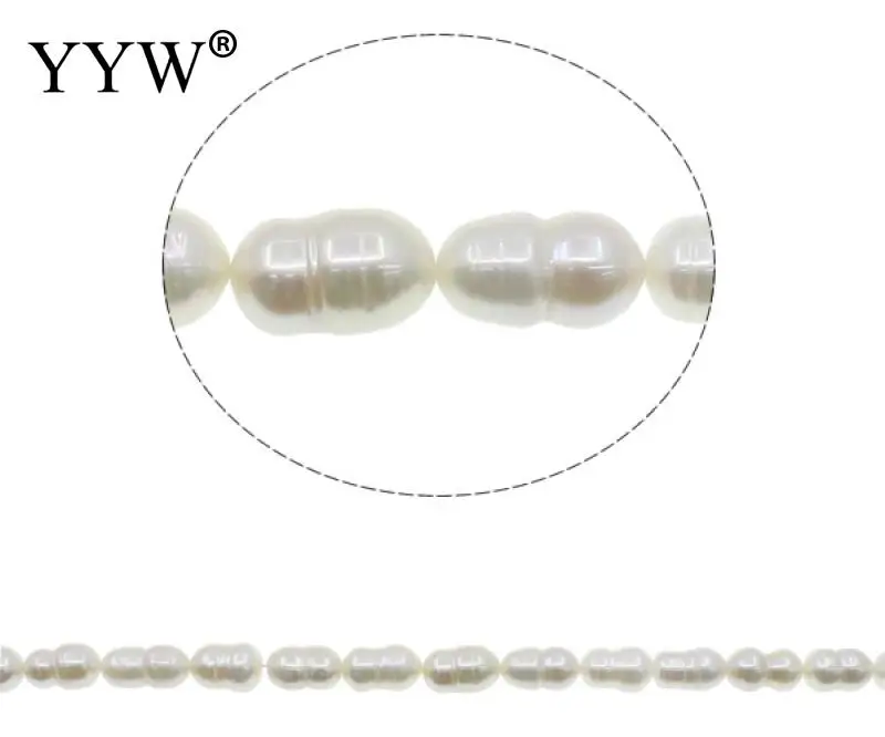 

Freshwater Pearl Beads for making diy Jewelry Bracelet necklace Calabash, natural white, 10-11mm Approx 15.7 Inch Strand