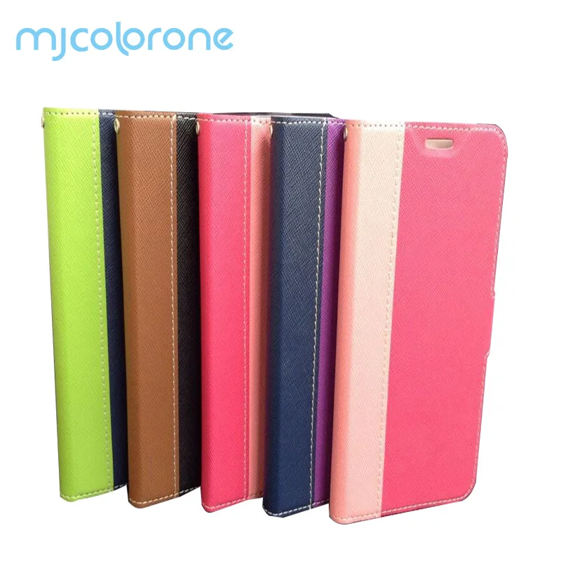 Mjcolorone бумажник флип чехол для xiaomi mi4I 4C с подставкой функции силиконовый внутри