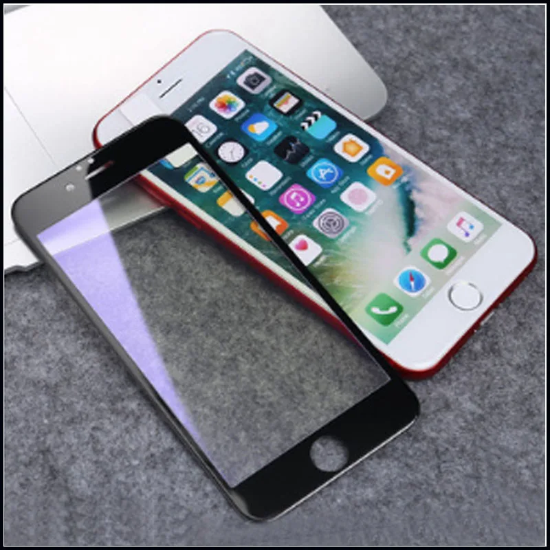 Для iPhone 7 полная защита экрана 3D Arc Edge закаленное стекло черный белый золотой