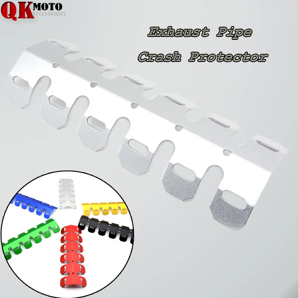 Off-road Exhaust Muffler Pipe Guard Protector Heat Shield For HONDA XR CR CRF CRM 250R 250AR 400R 450R 450X 650L 650R 1000L | Автомобили и